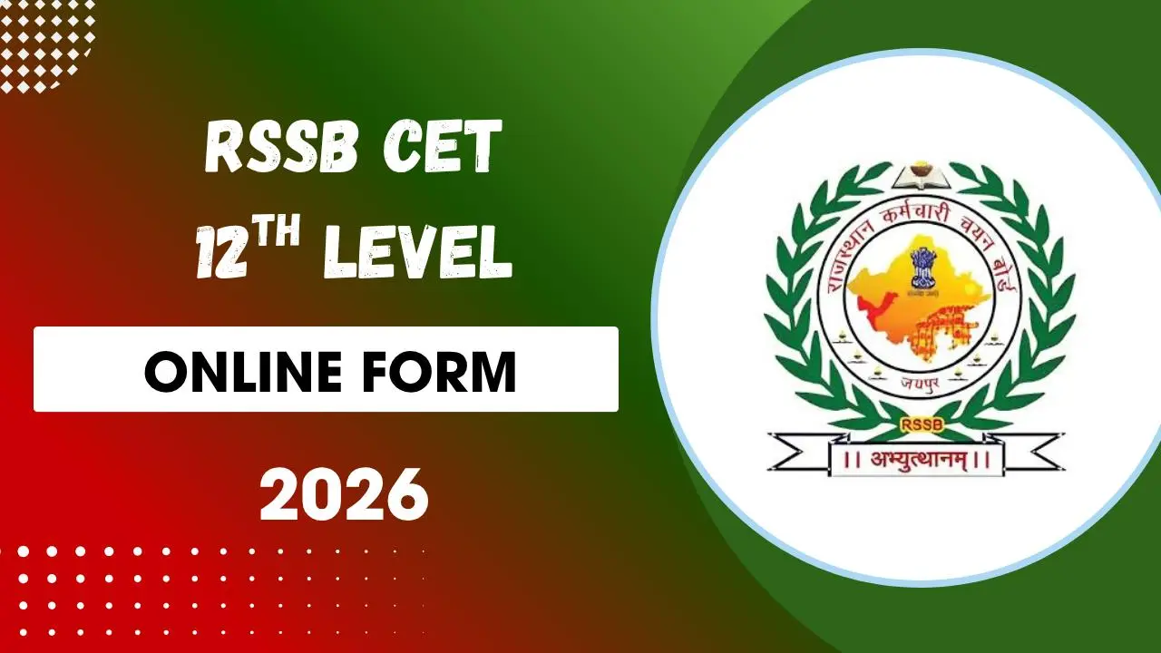 RSSB CET Graduate Level Online Form 2026